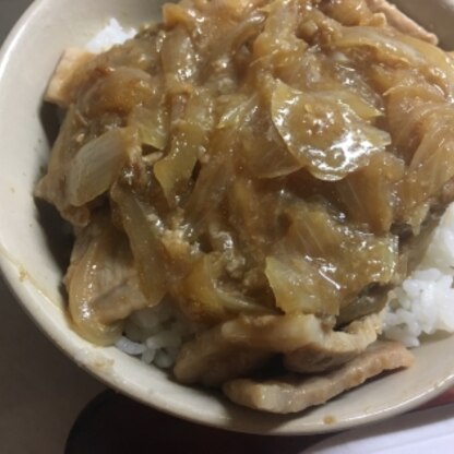 丼にしました！ おいしかったです！